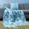 Bella Vita Paisley Provincial Blue Blanket - The Hideaway