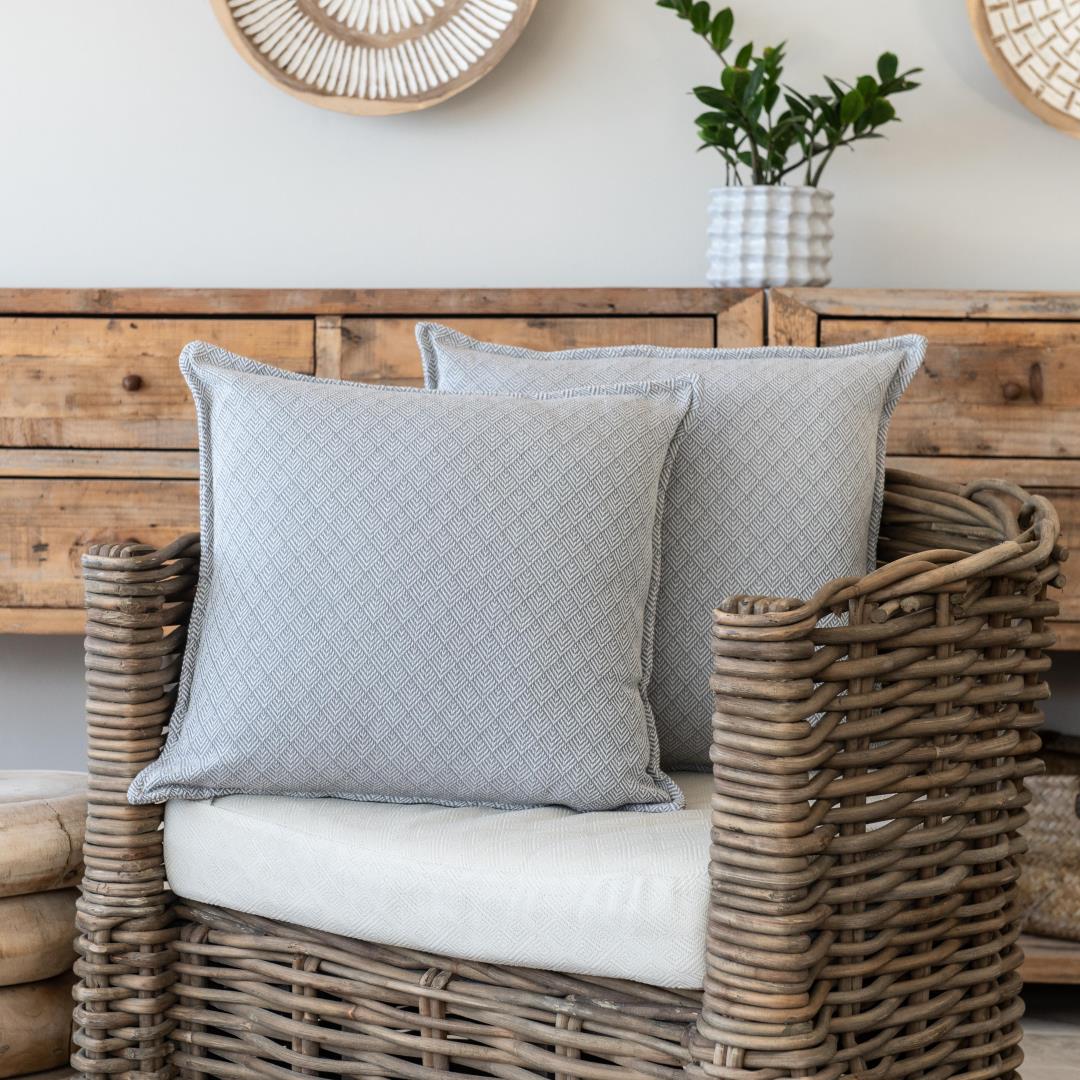 Empire Iron and Fog Scatter Cushion - The Hideaway