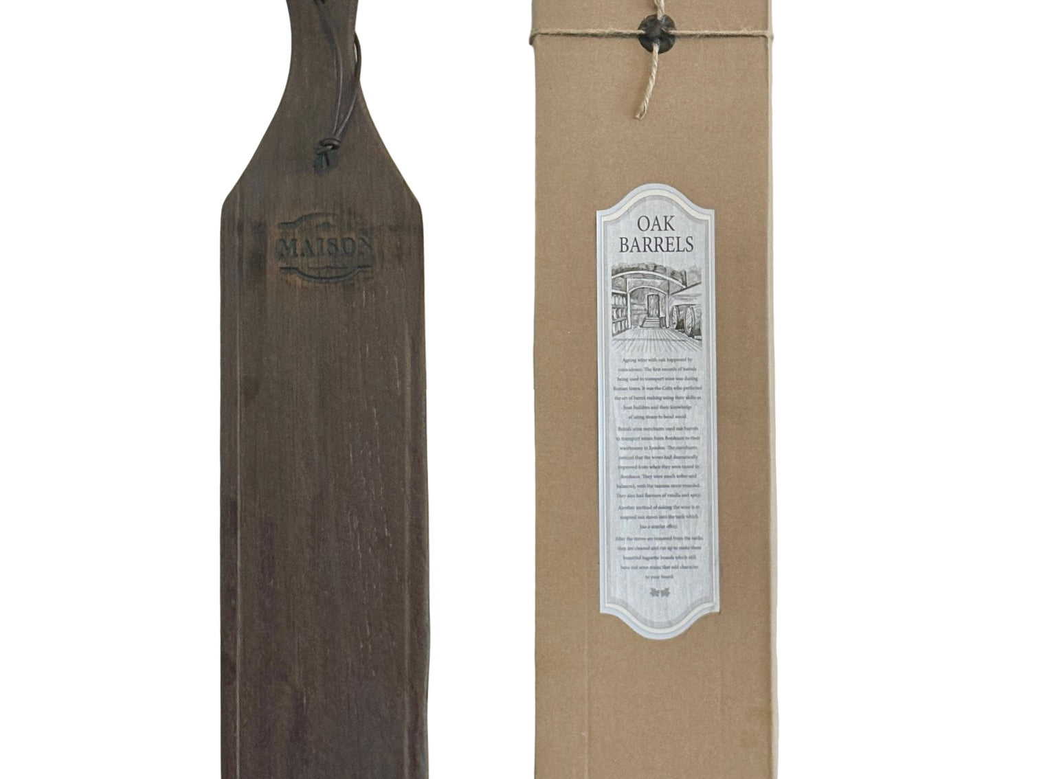 Baguette Board Wine Stave in Box - Large - The Hideaway