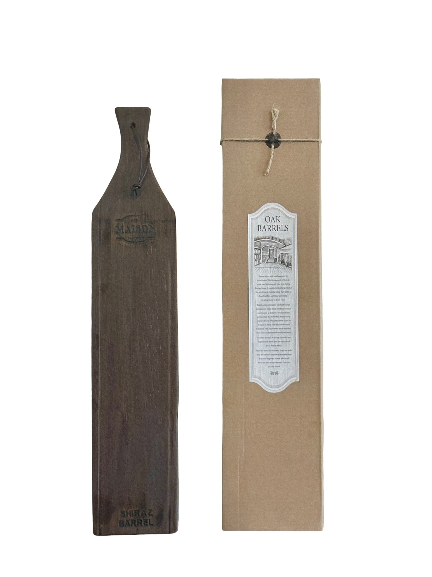 Baguette Board Wine Stave in Box - Large - The Hideaway