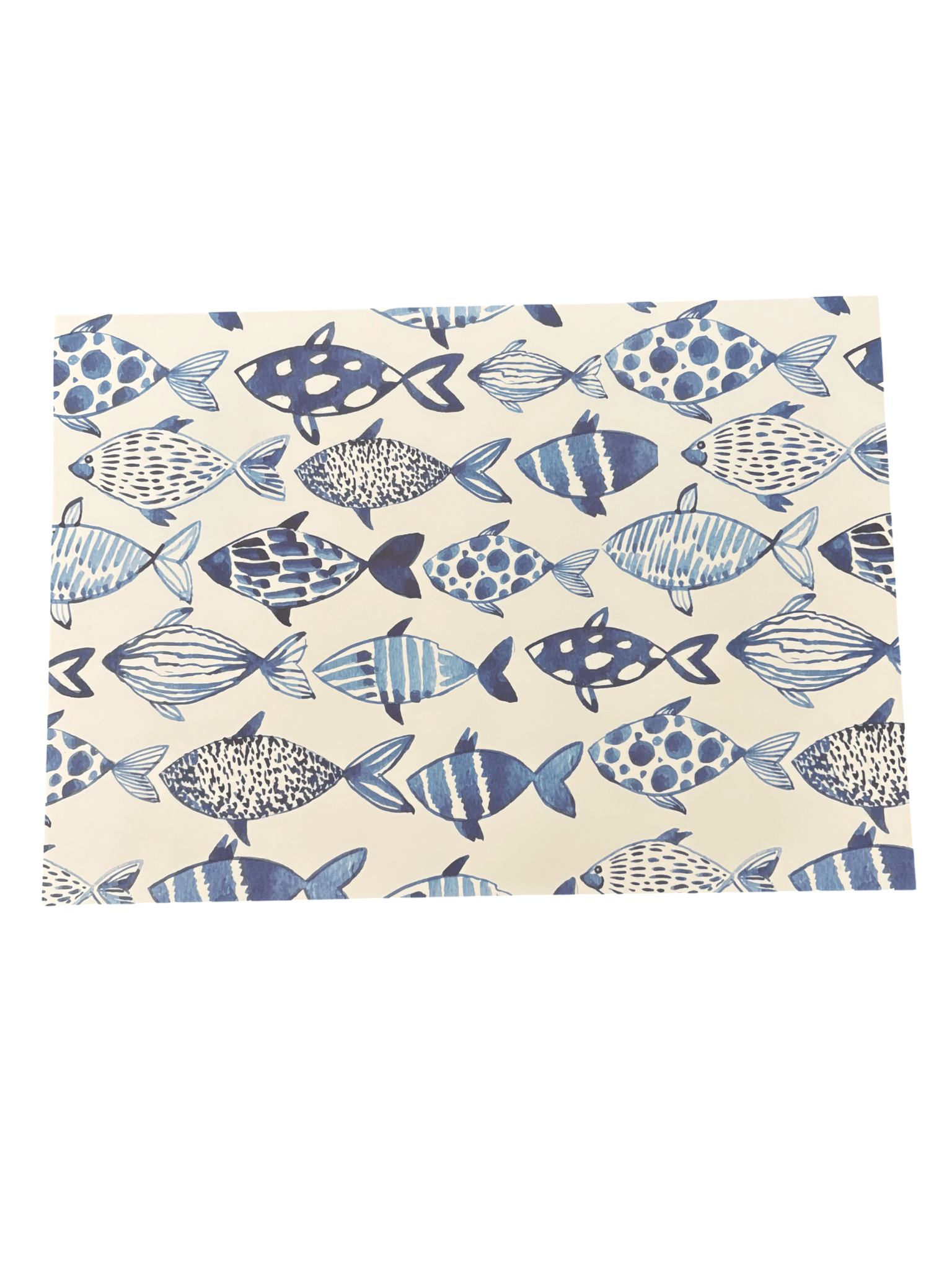 Disposable Placemats - Blue Fish - The Hideaway
