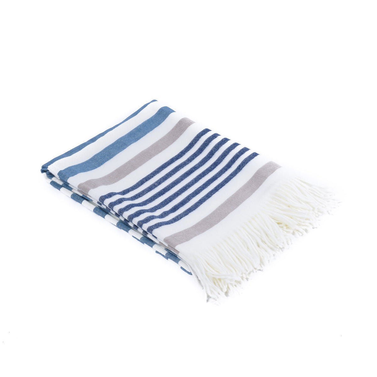 Melody Fifth Avenue Provincial Blue Blanket - The Hideaway
