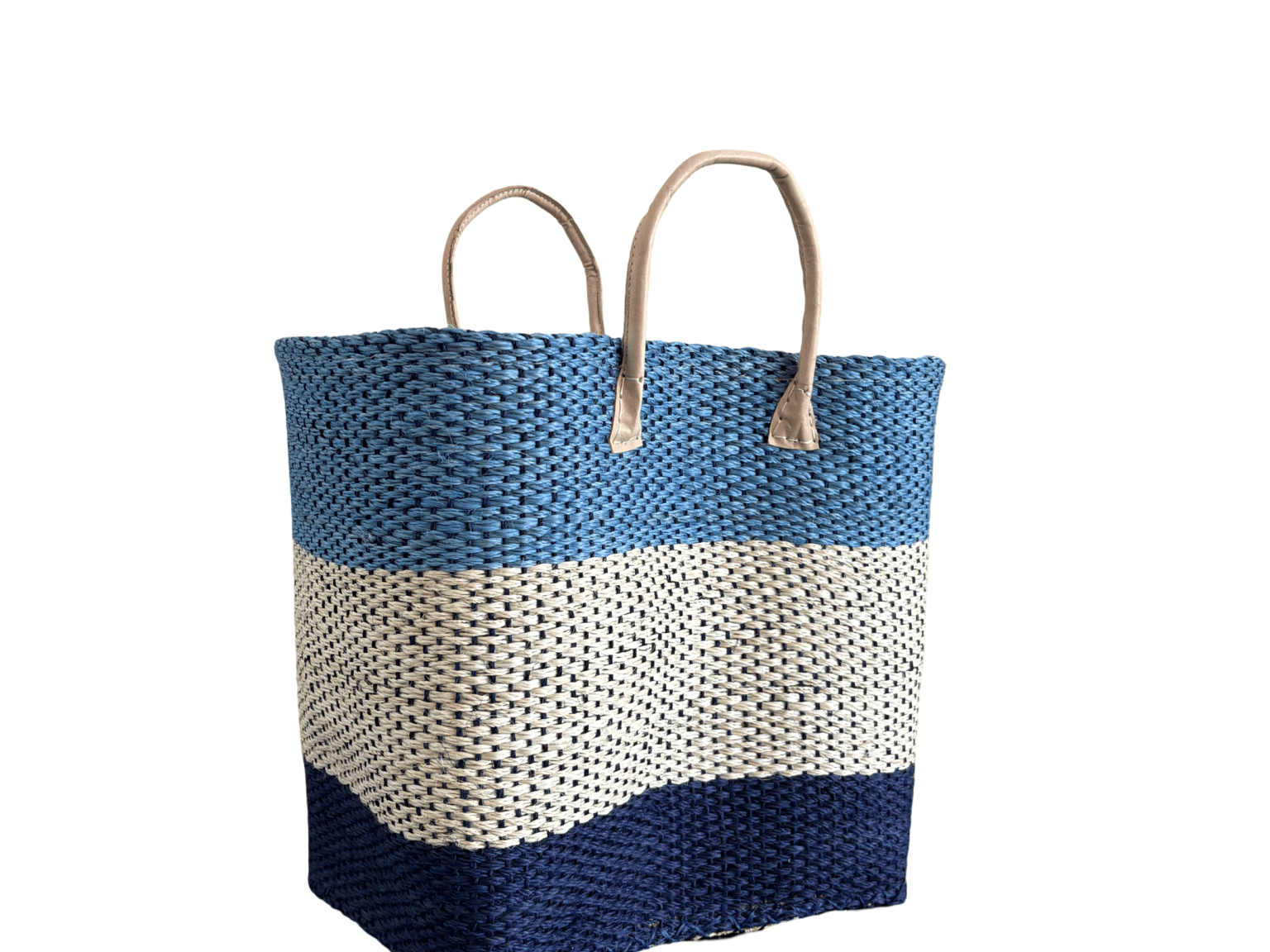 Ocean Blue Sisal Beach Basket - The Hideaway