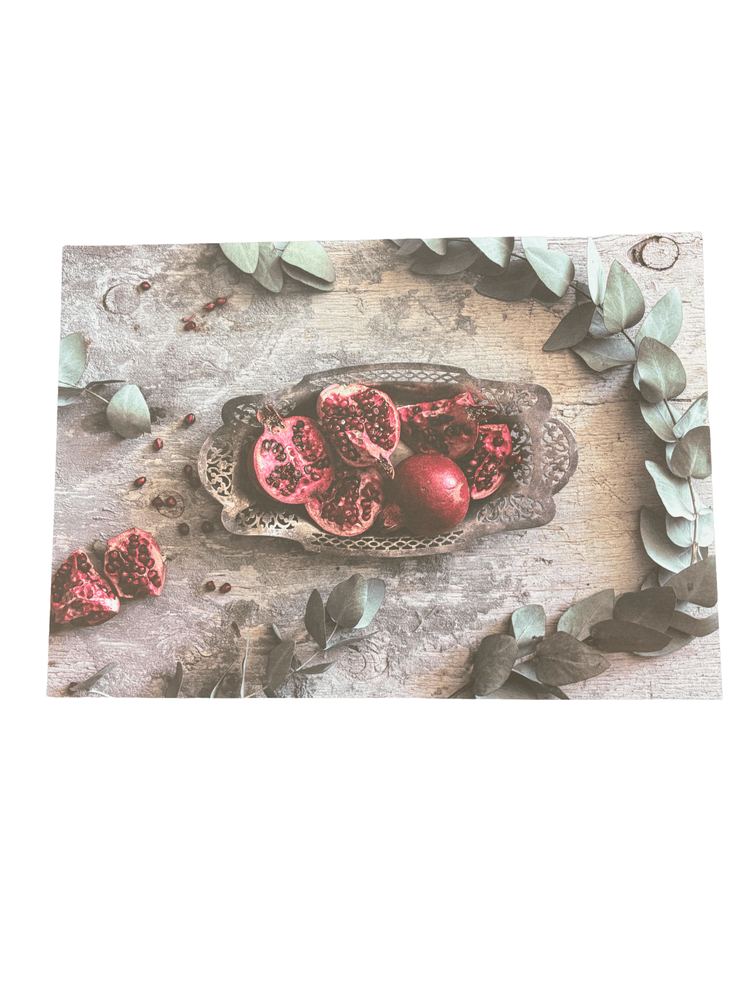 Disposable Placemats - Pomegranates - The Hideaway