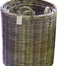 Round Rattan Basket with Handles - The Hideaway