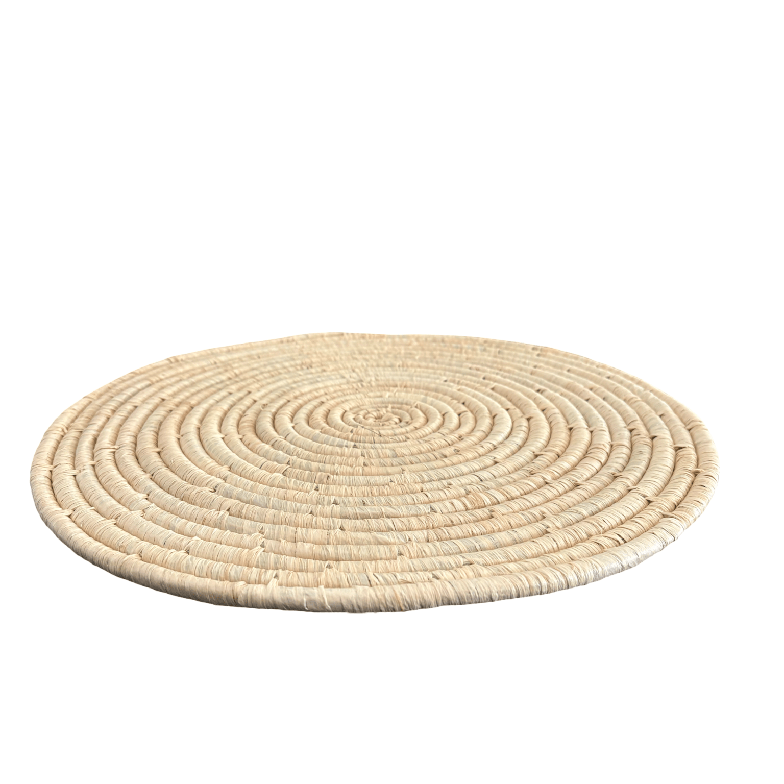 Round Raffia Placemat - The Hideaway