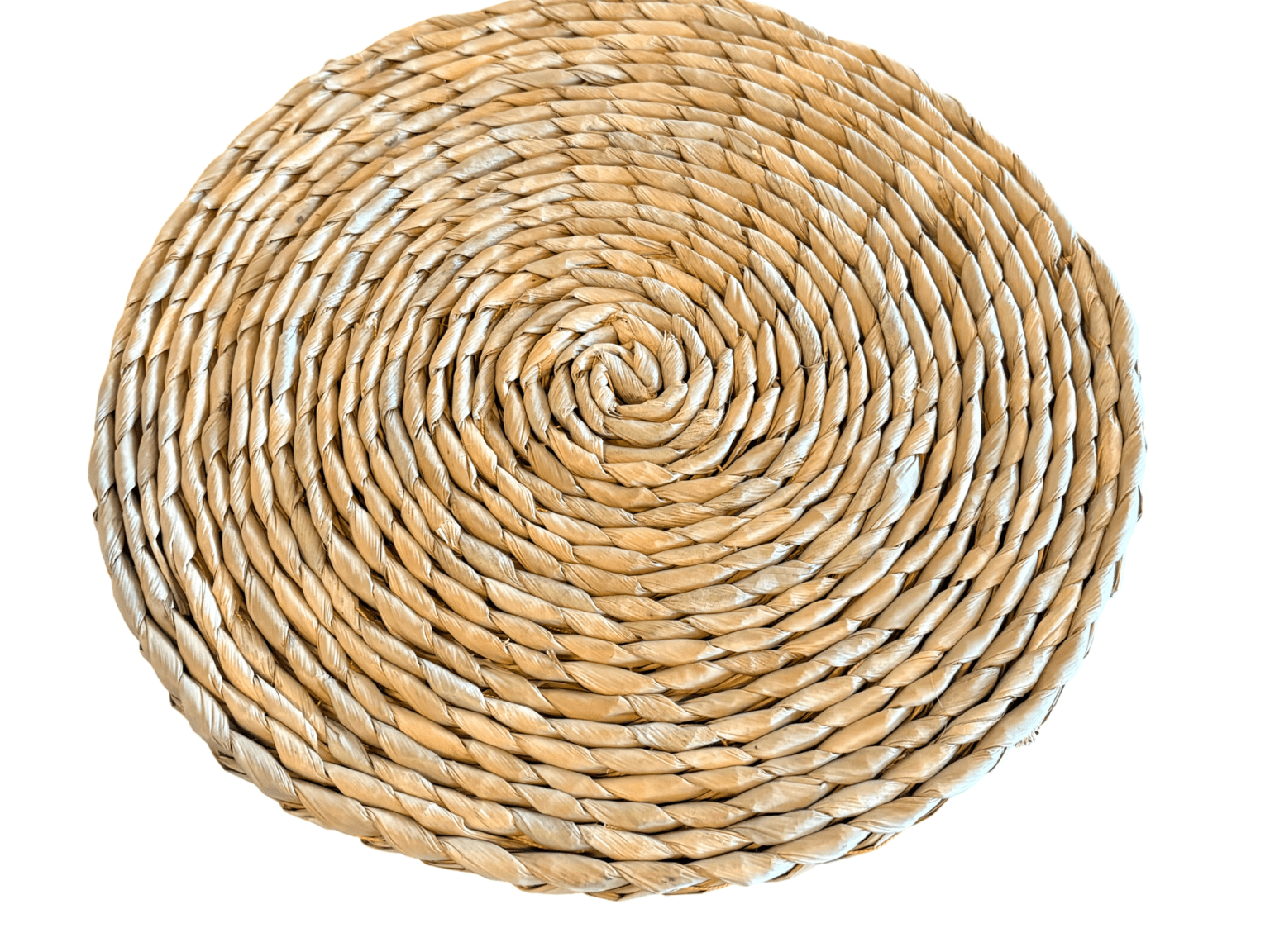 Thick Round Seagrass Placemat - The Hideaway