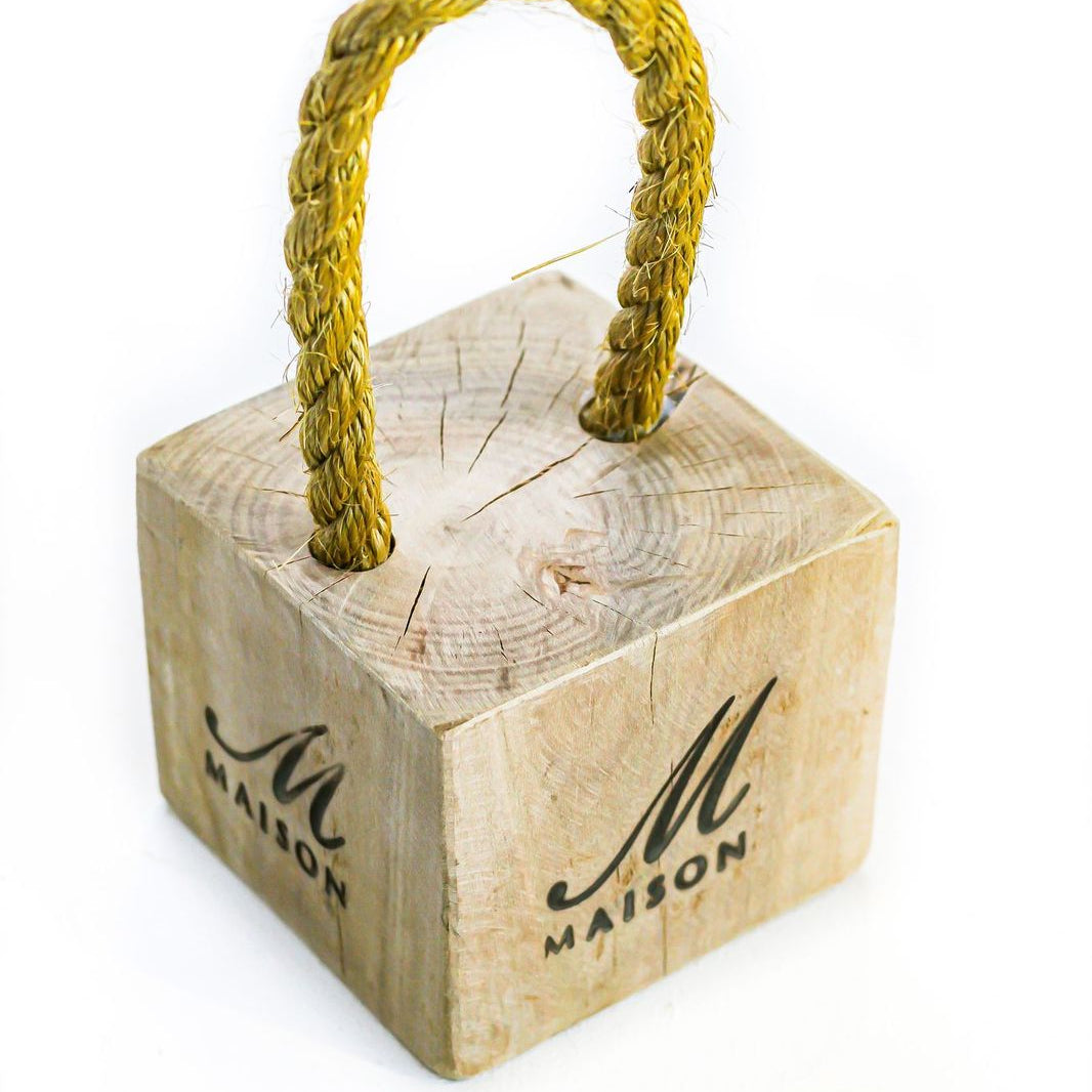Mini Rope Doorstop with Cracks - The Hideaway