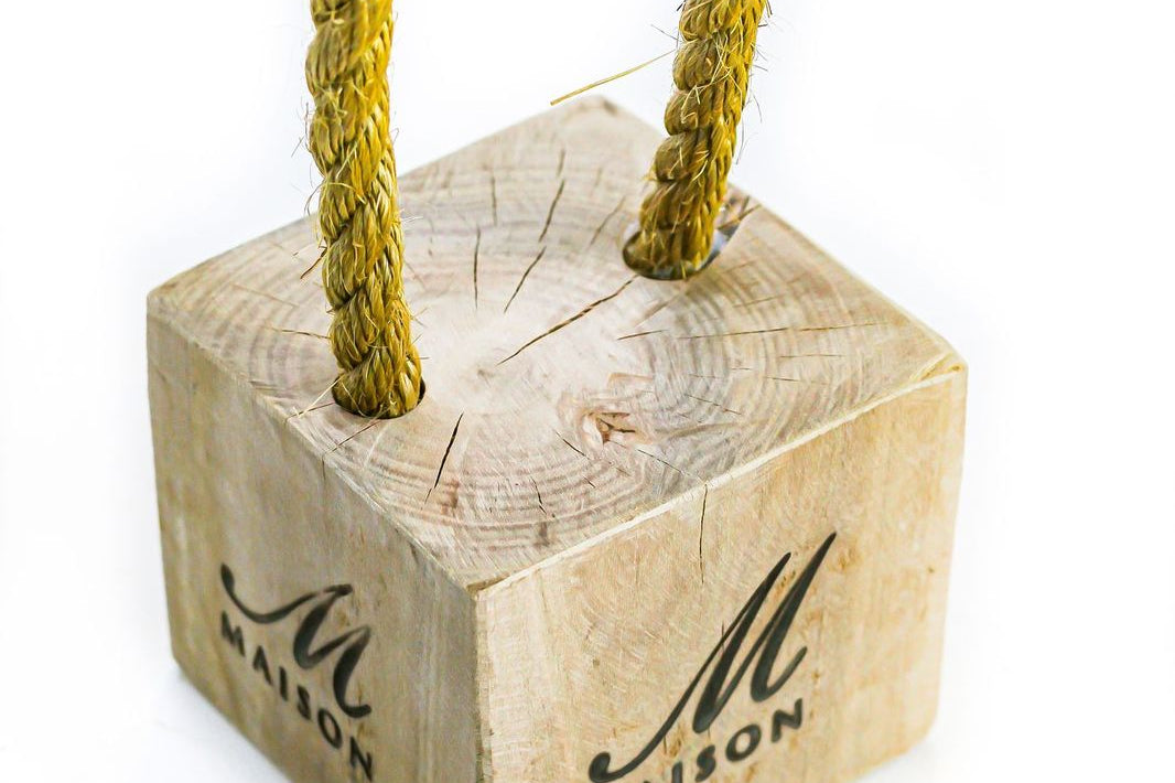 Mini Rope Doorstop with Cracks - The Hideaway