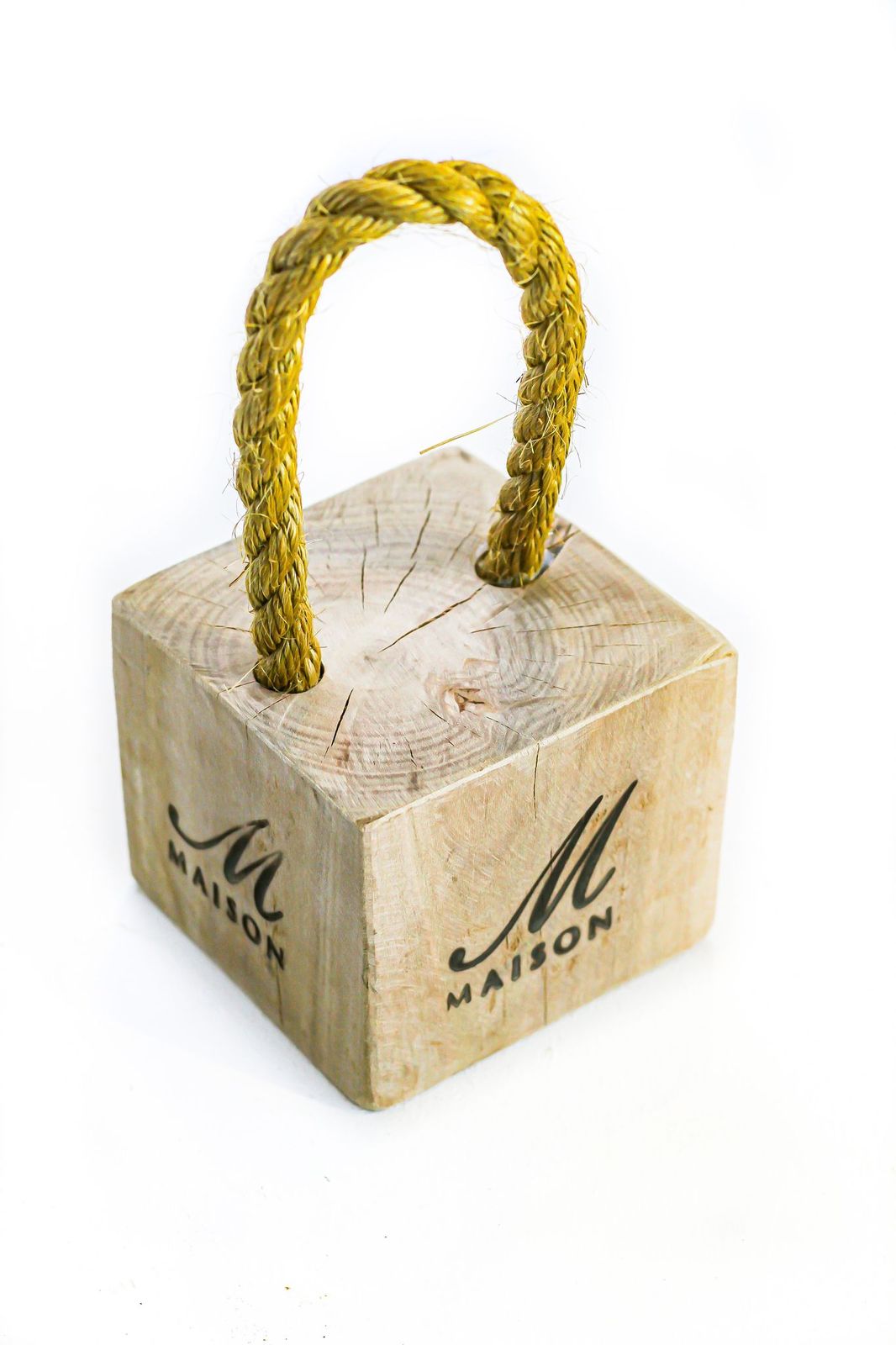 Mini Rope Doorstop with Cracks - The Hideaway