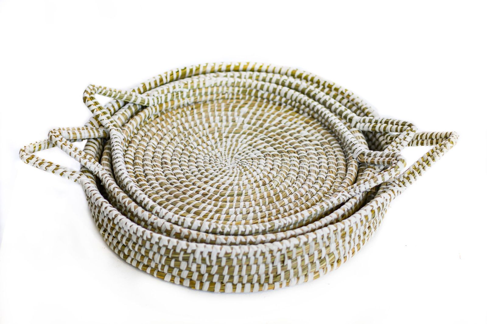 Large Round Tray with Ear Handle - The Hideaway