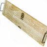Oak Iron Handle Platter - Large - The Hideaway