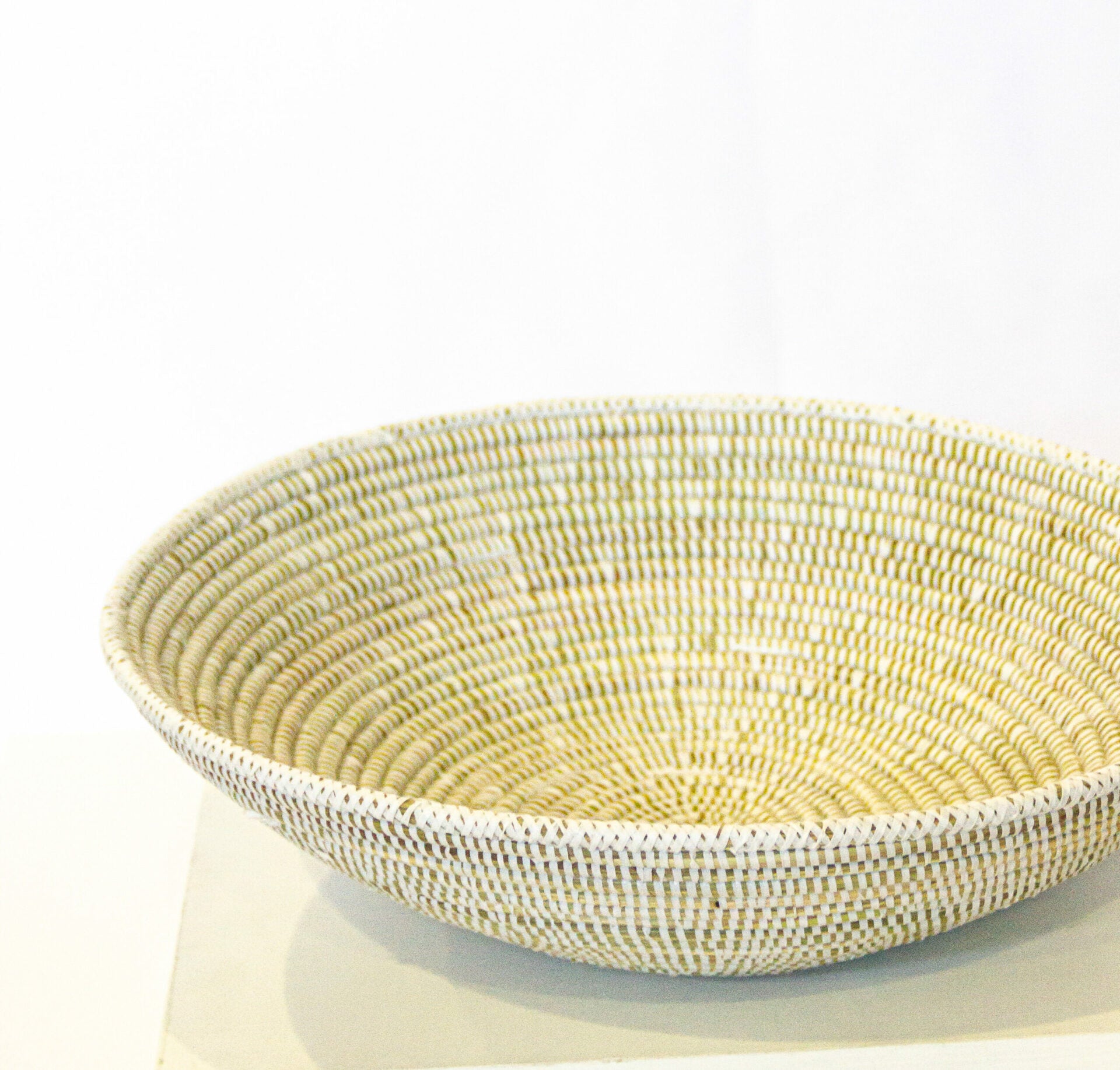 Small White Fele Basket - The Hideaway