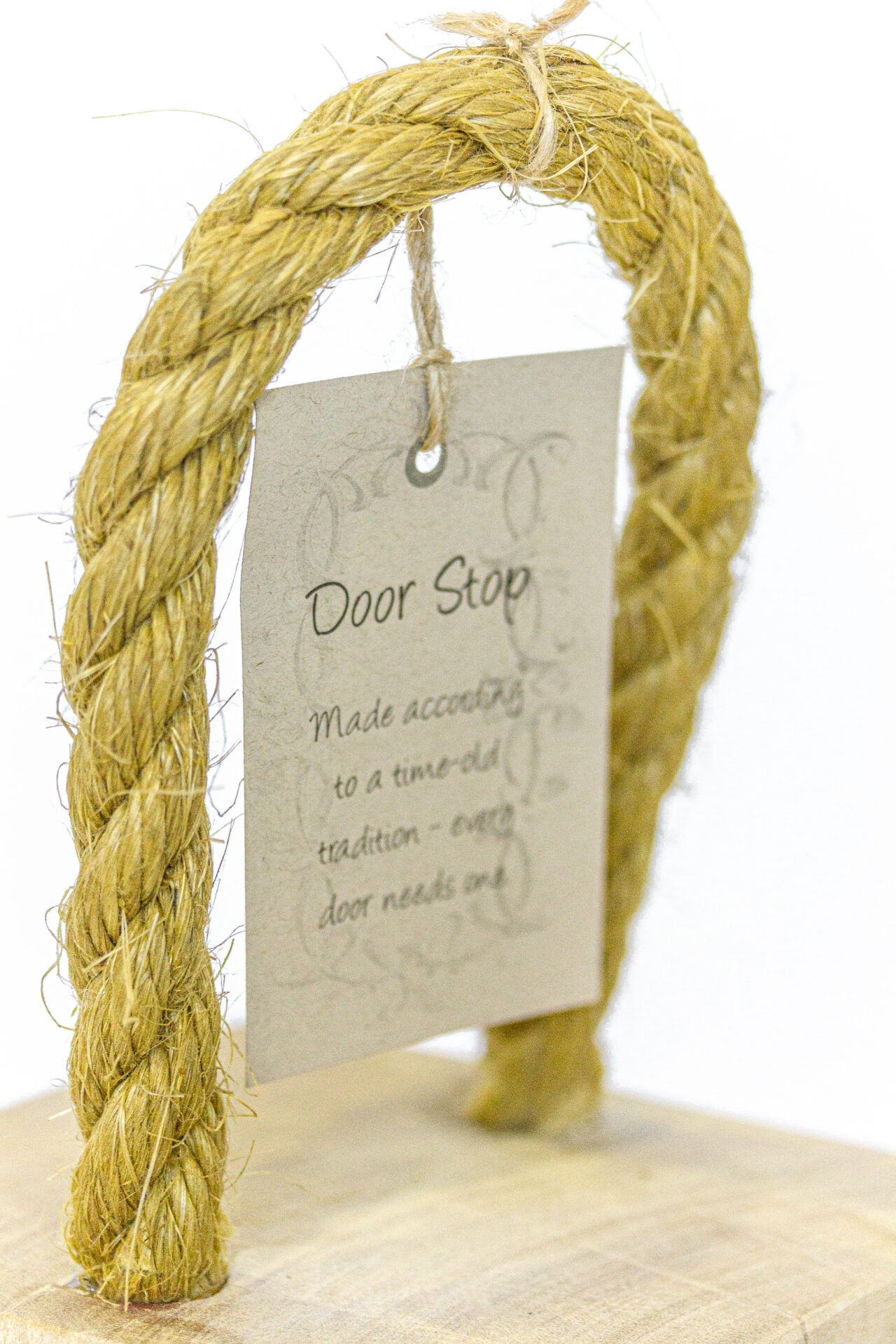 Door Stop With Cracks - Rope - The Hideaway