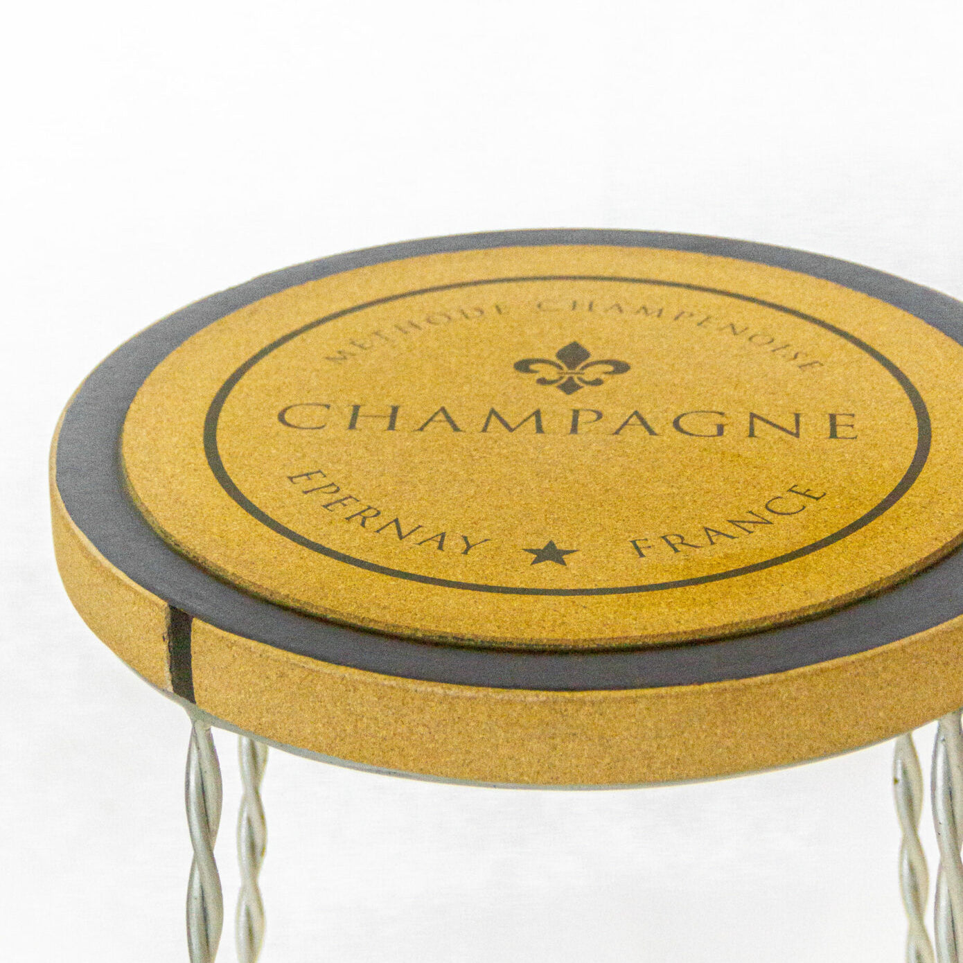 Champagne Cork Barstool - The Hideaway