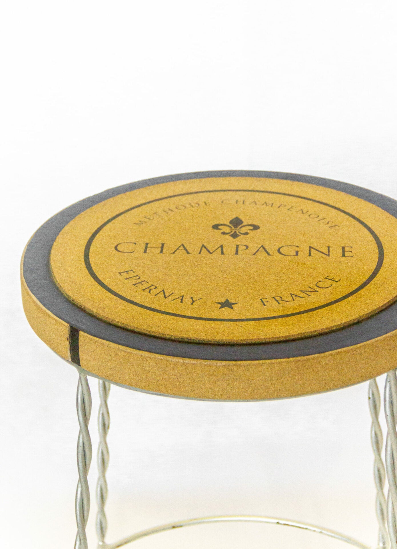 Champagne Cork Barstool - The Hideaway