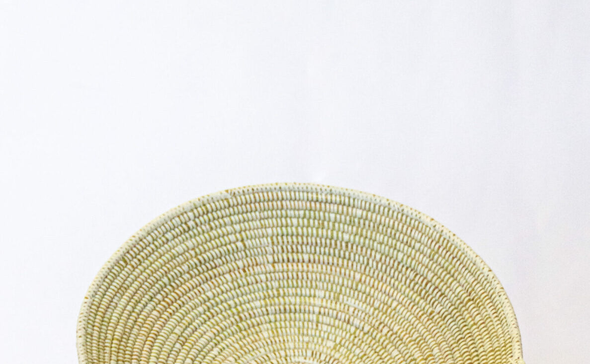 Small White Fele Basket - The Hideaway