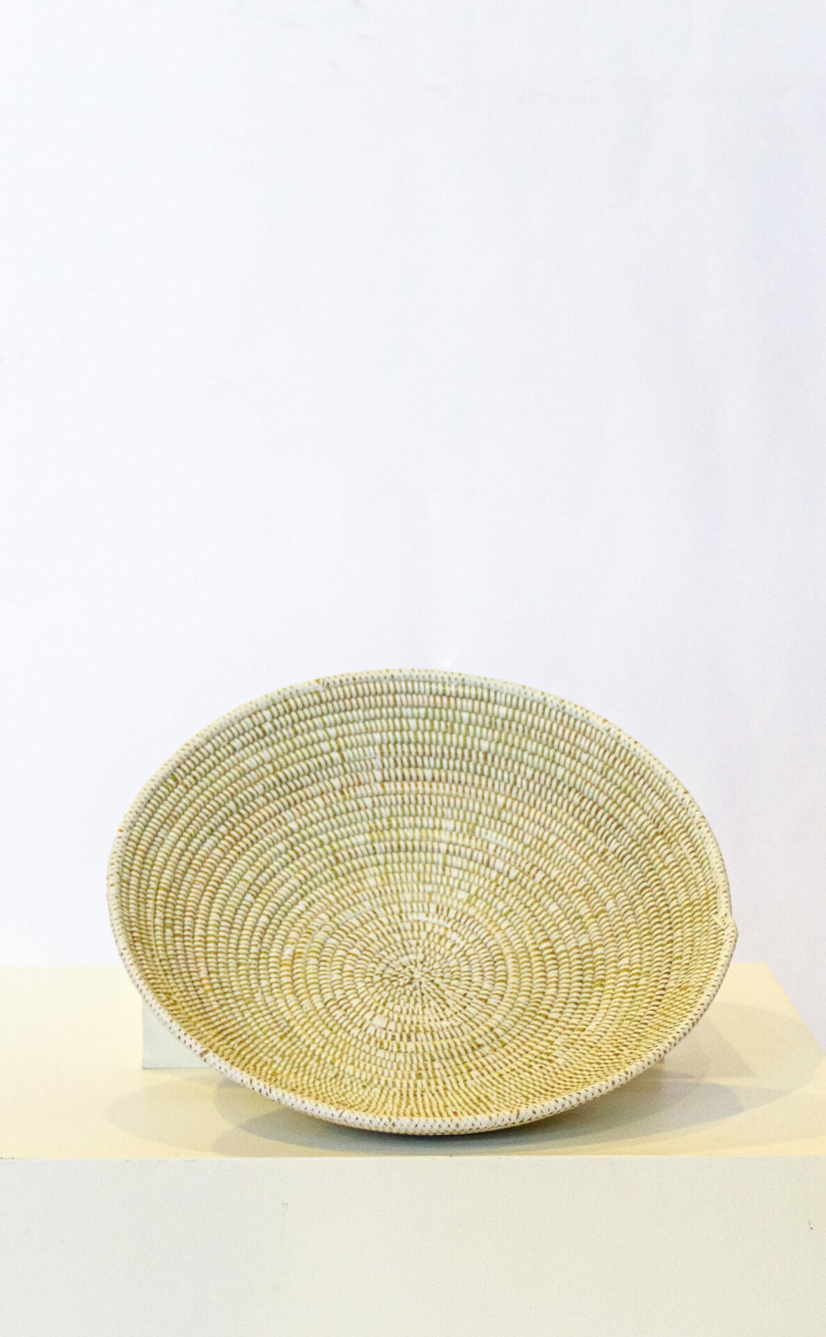 Small White Fele Basket - The Hideaway
