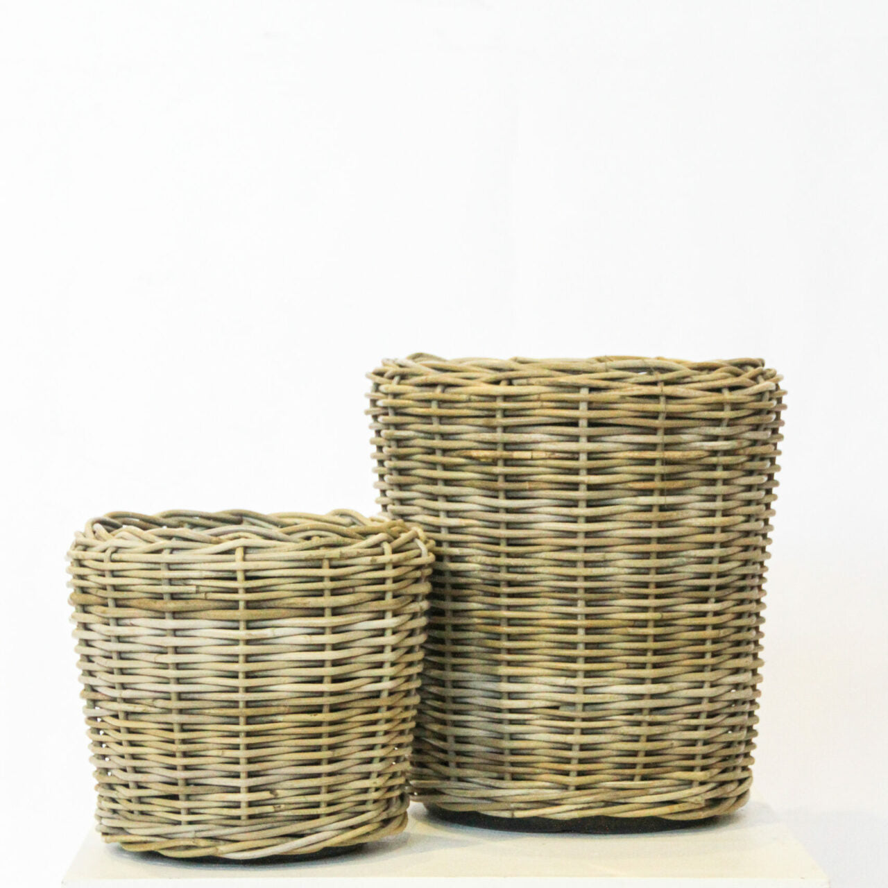 Large Rattan Planter with Lined Inner 30l - The Hideaway