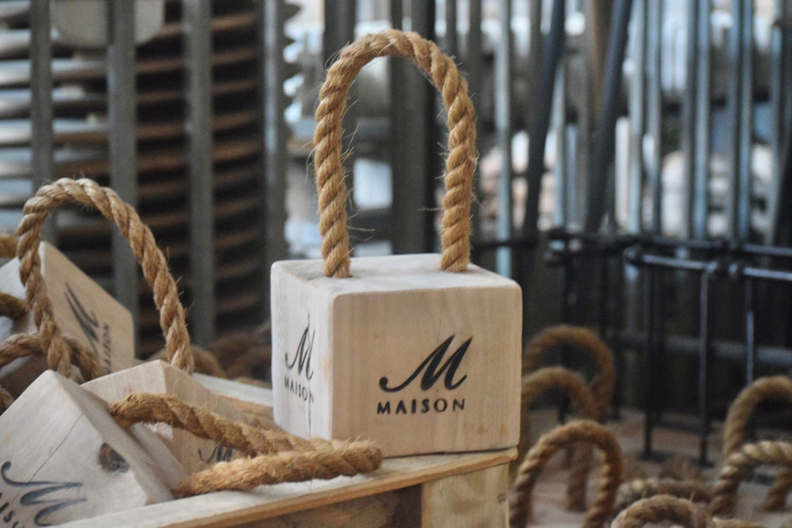 Wooden Door Stops - The Hideaway