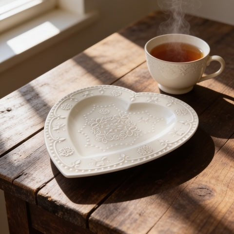 Amore Heart Plate - The Hideaway