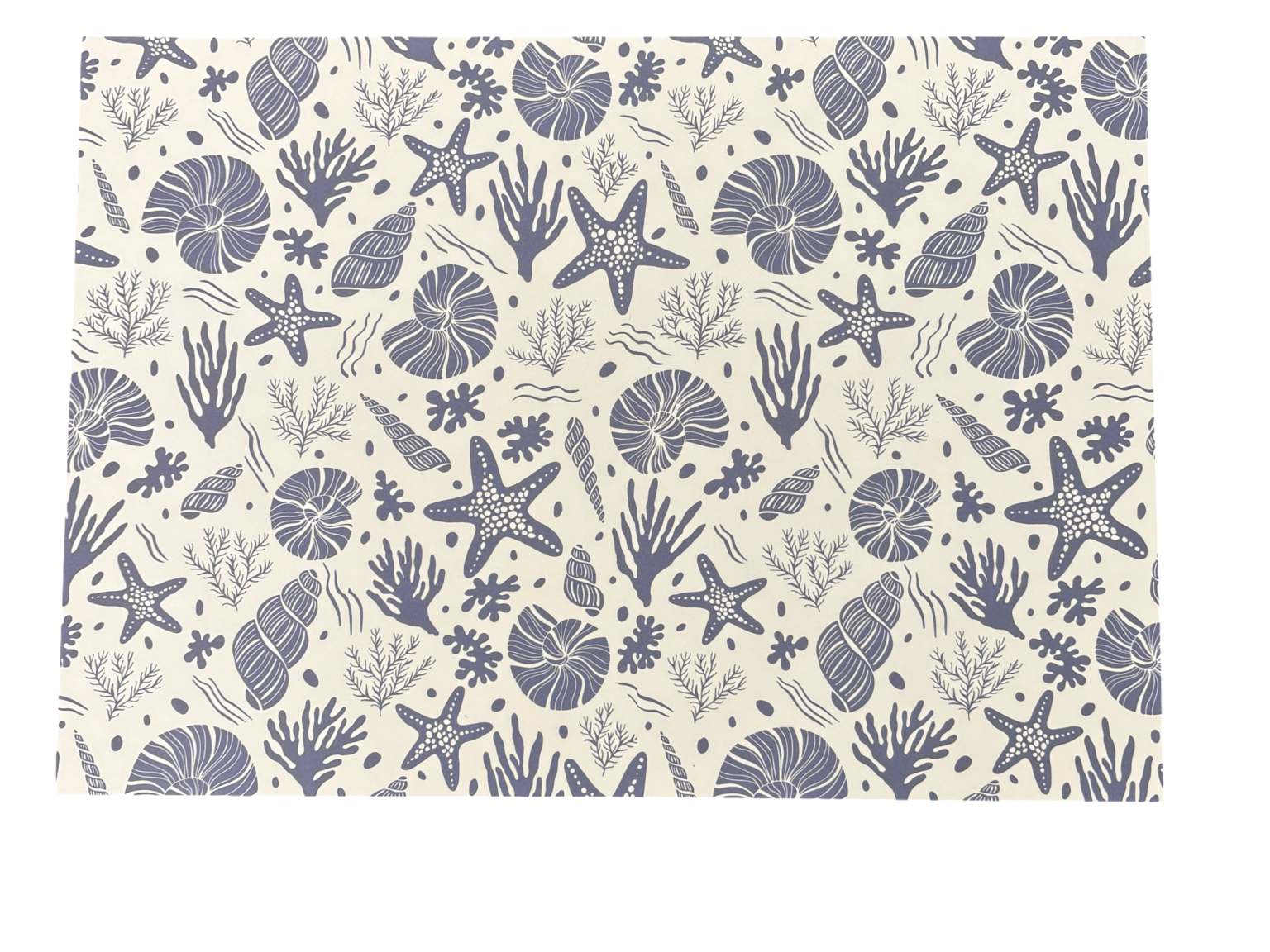 Disposable Placemats - Blue Shells - The Hideaway