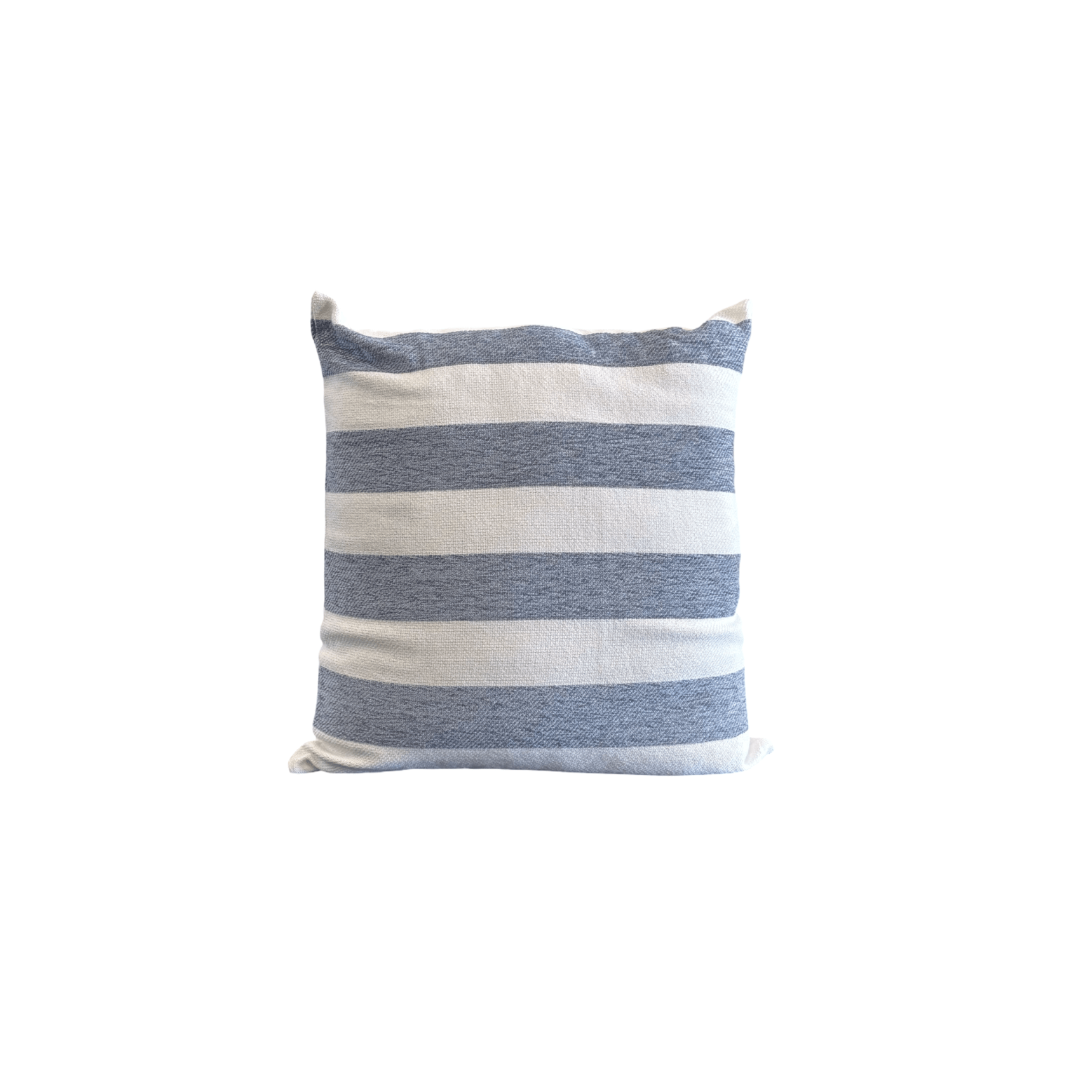 Blue and White Striped Scatter Cushion - The Hideaway