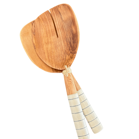 Bone / Wood Salad Servers - The Hideaway