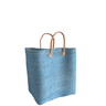 Baby Blue Sisal Beach Basket - The Hideaway