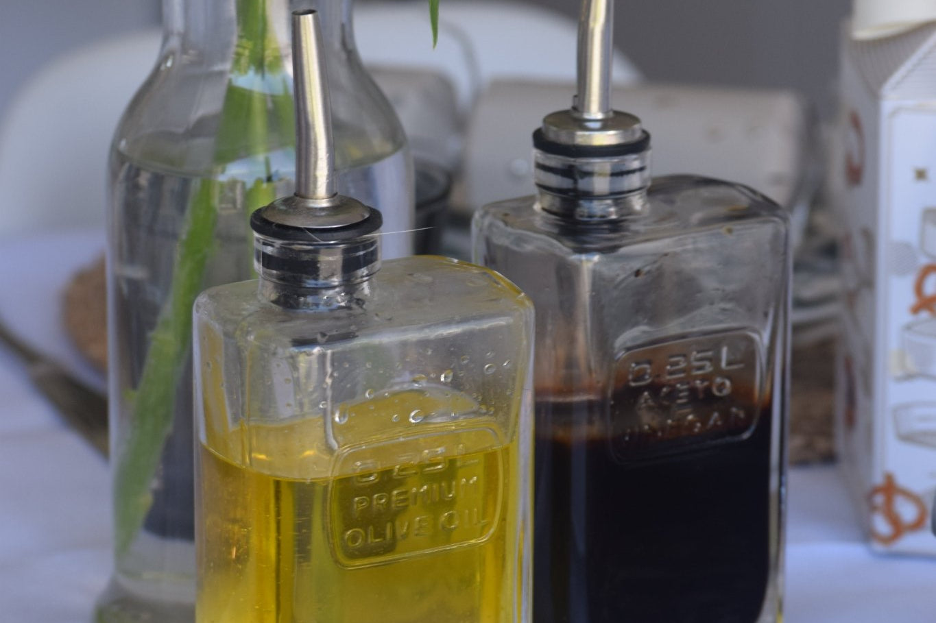 Luigi Bormioli Glass Vinegar Bottle - The Hideaway