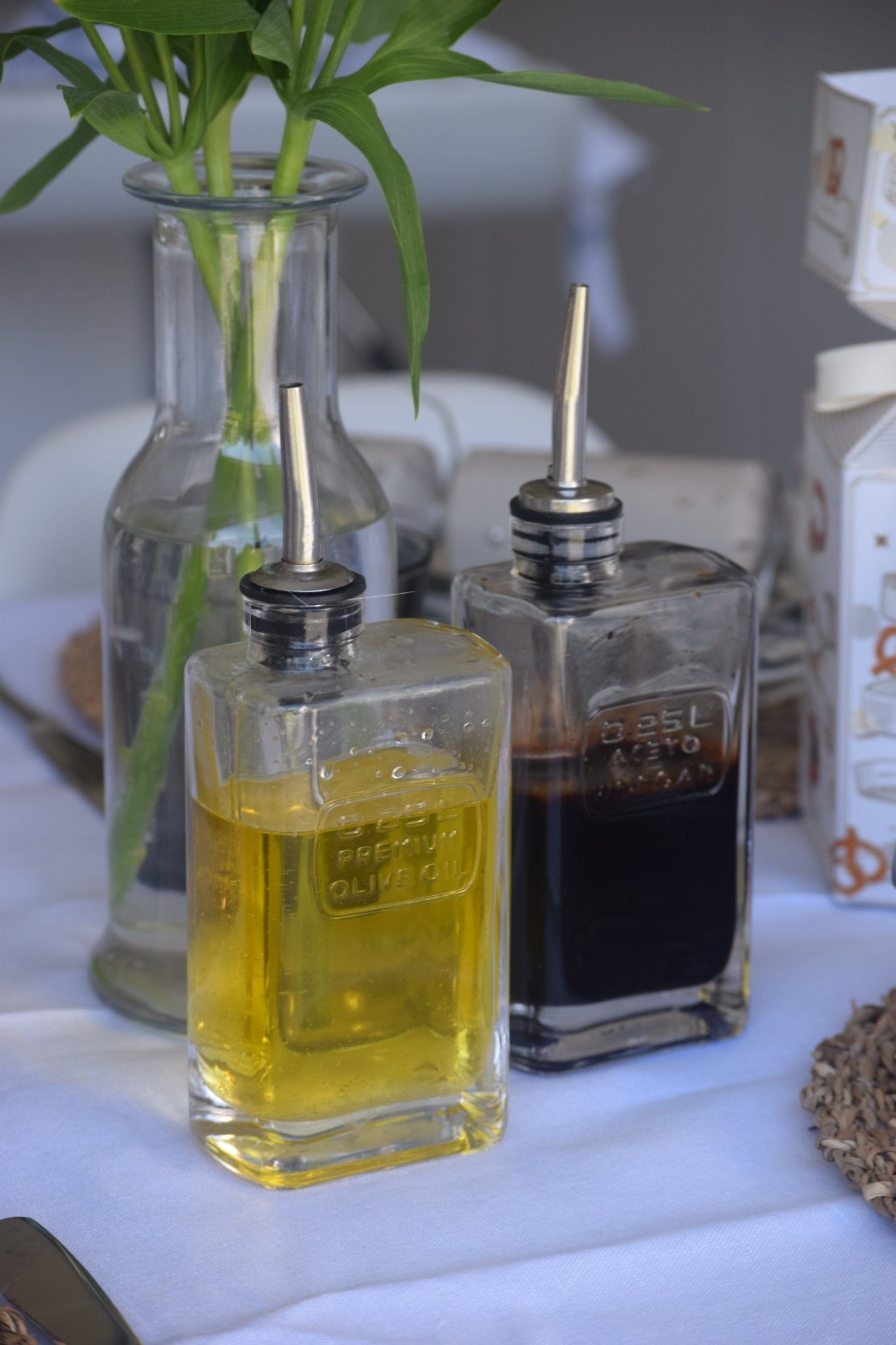 Luigi Bormioli Glass Vinegar Bottle - The Hideaway