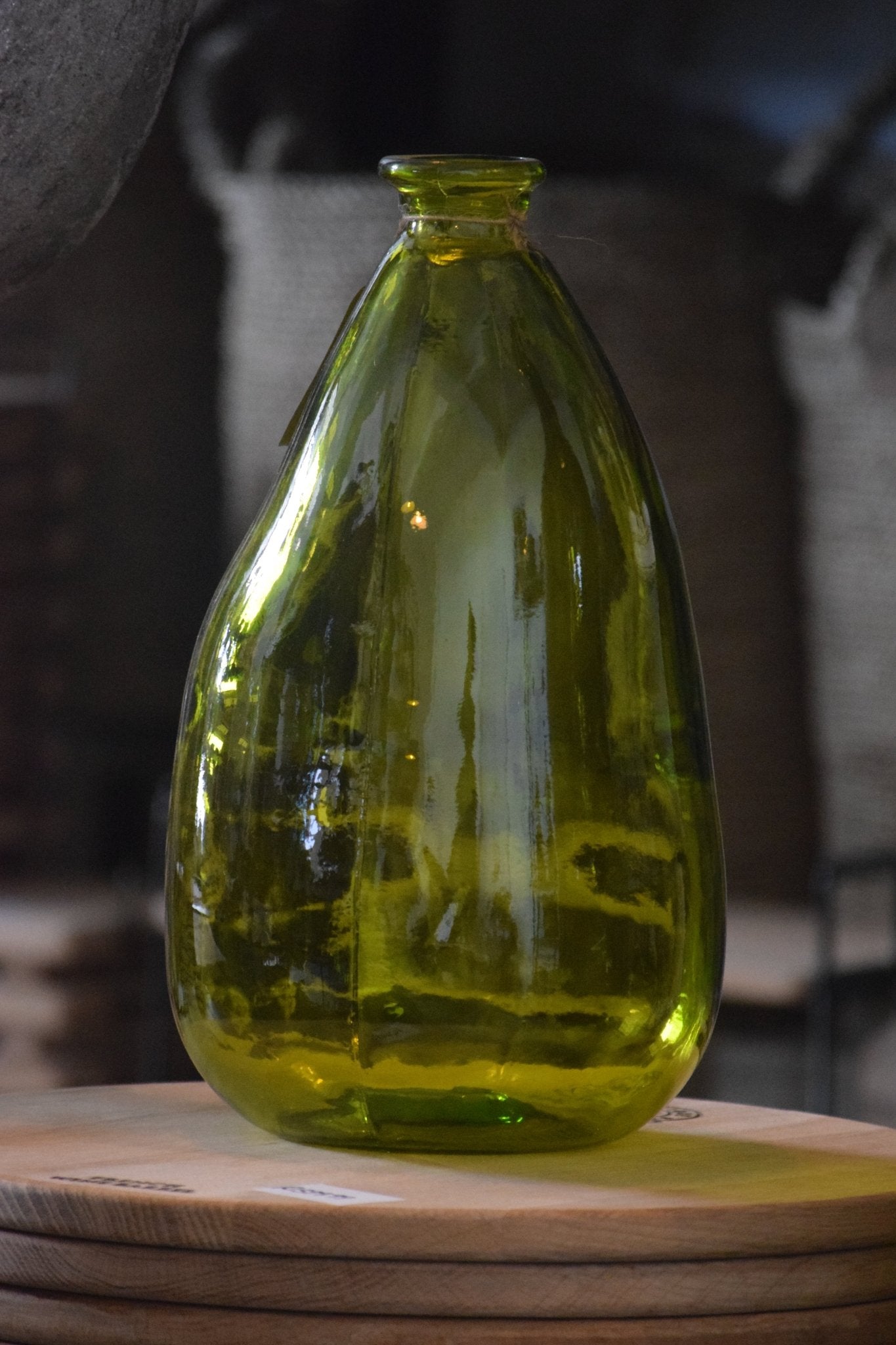 Lime Green Simplicity Vase - The Hideaway