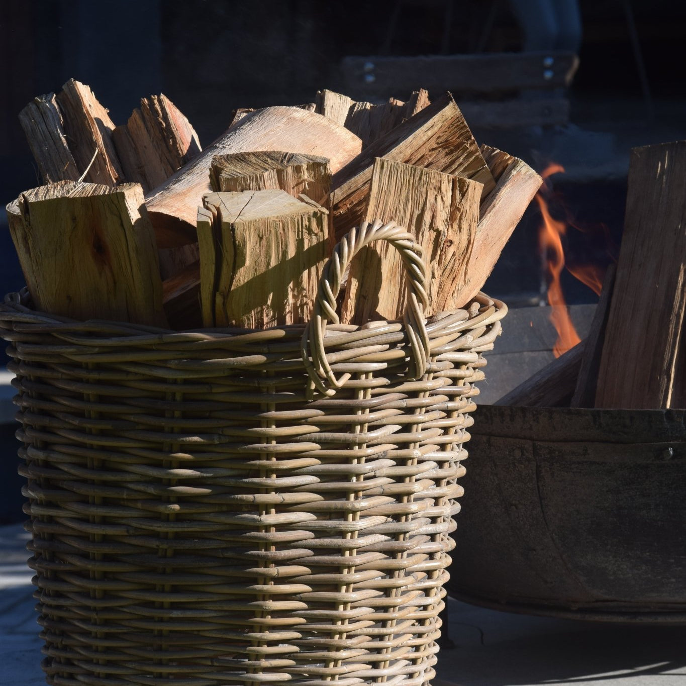 Rattan Potato Basket - The Hideaway