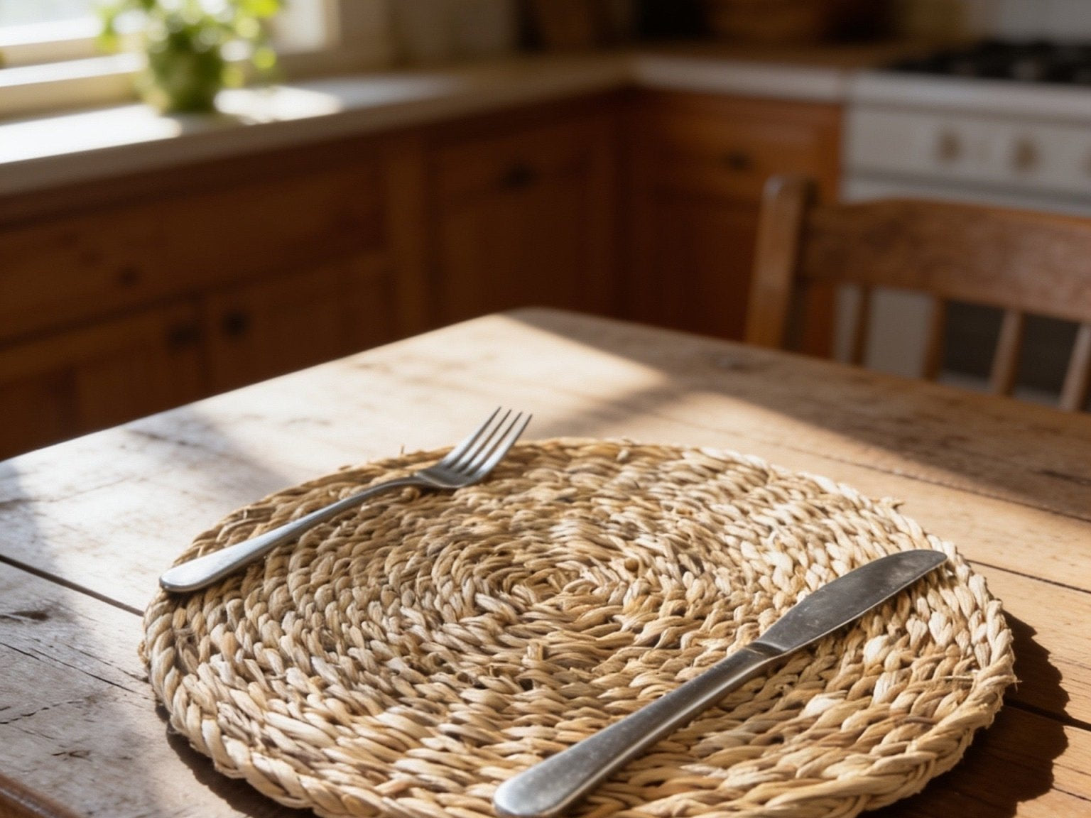 Seagrass Round Placemat - The Hideaway