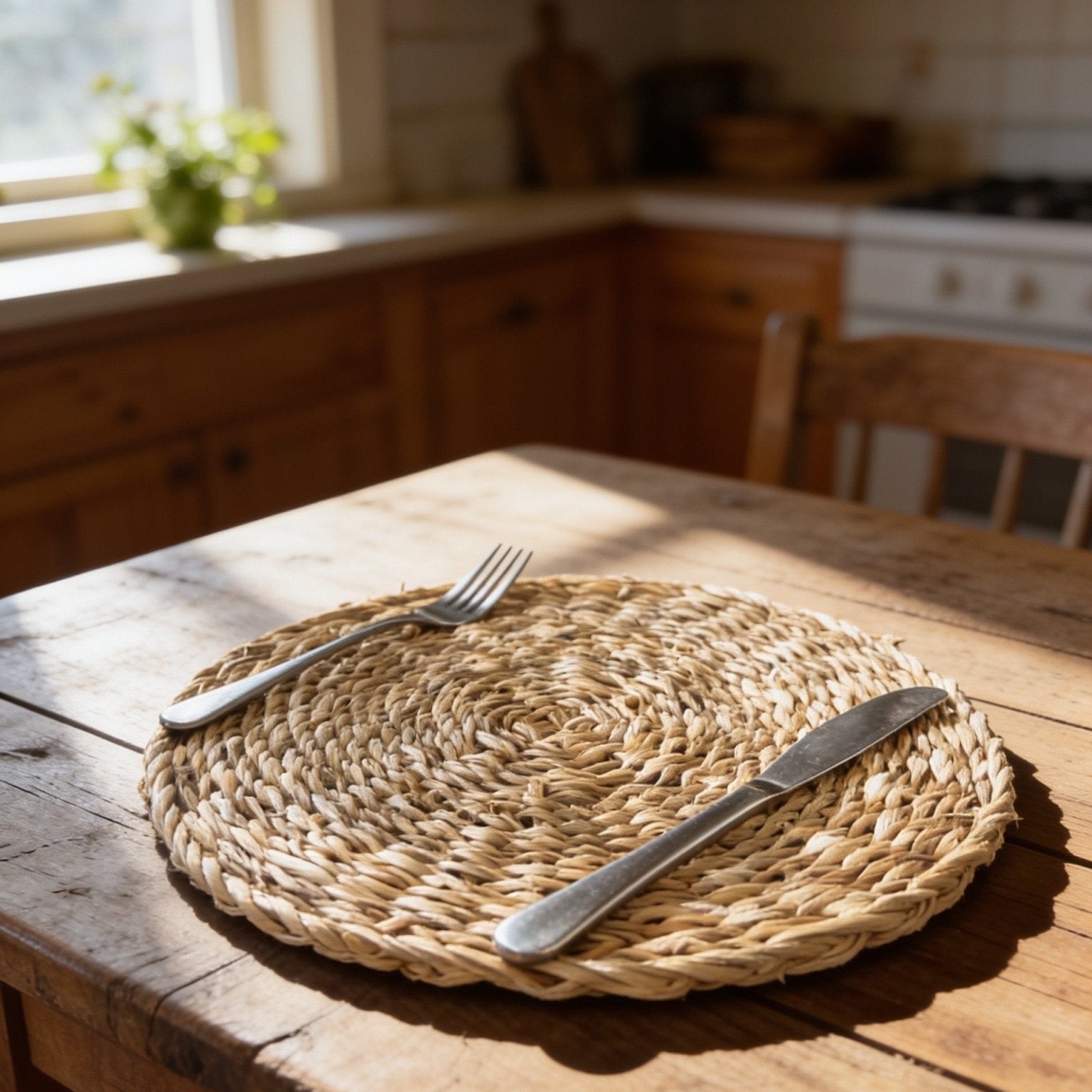 Seagrass Round Placemat - The Hideaway
