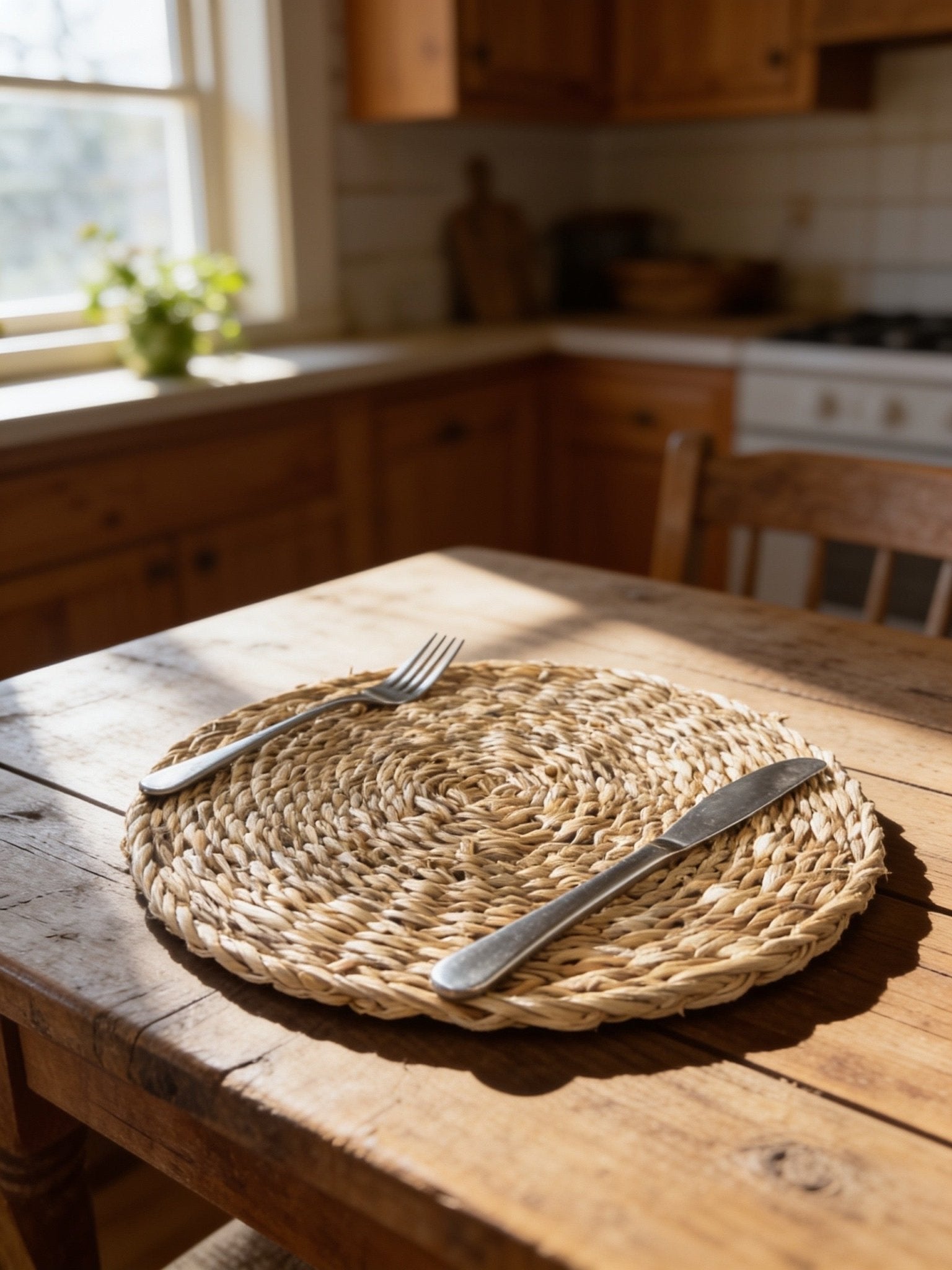 Seagrass Round Placemat - The Hideaway