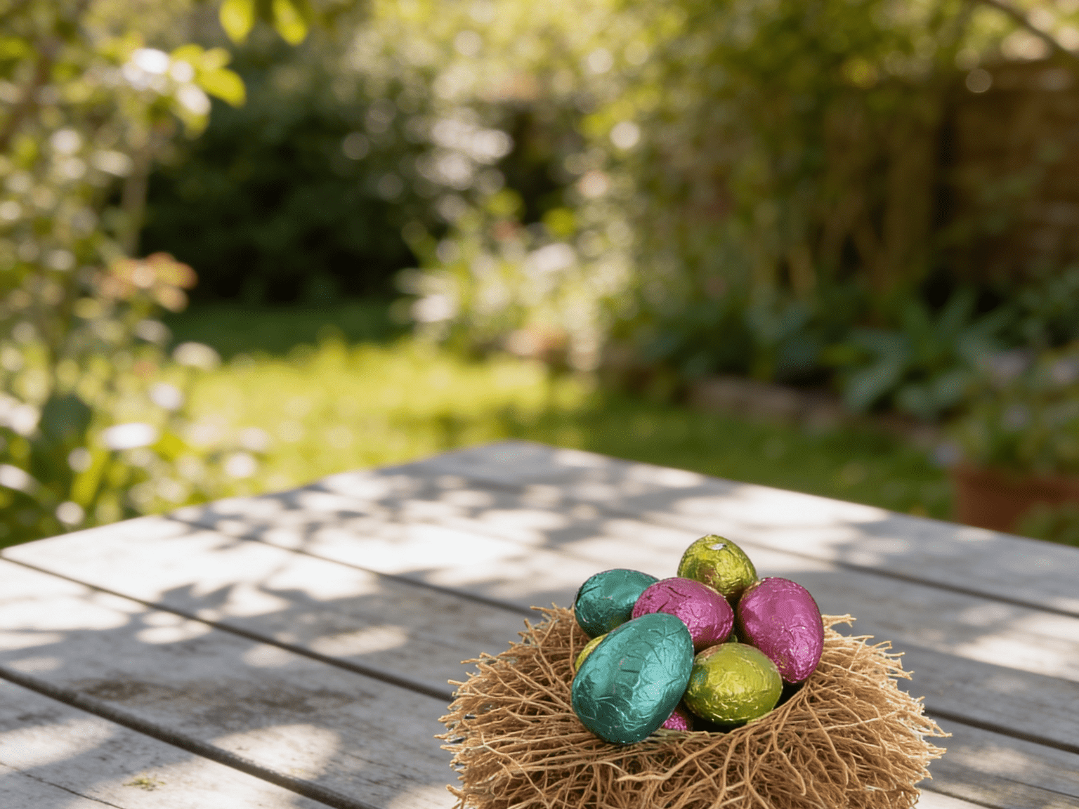 Raffia Easter Egg Basket - The Hideaway