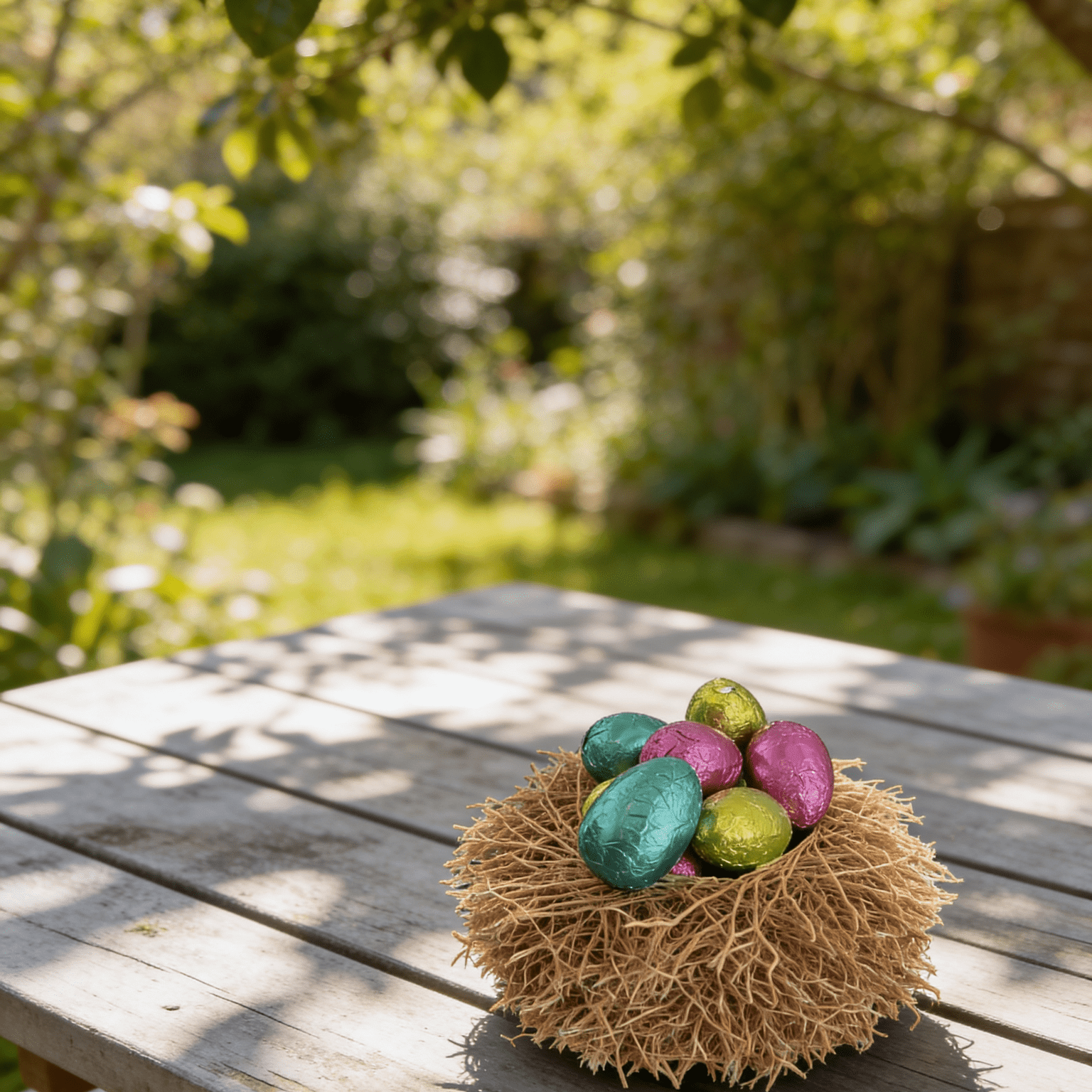 Raffia Easter Egg Basket - The Hideaway
