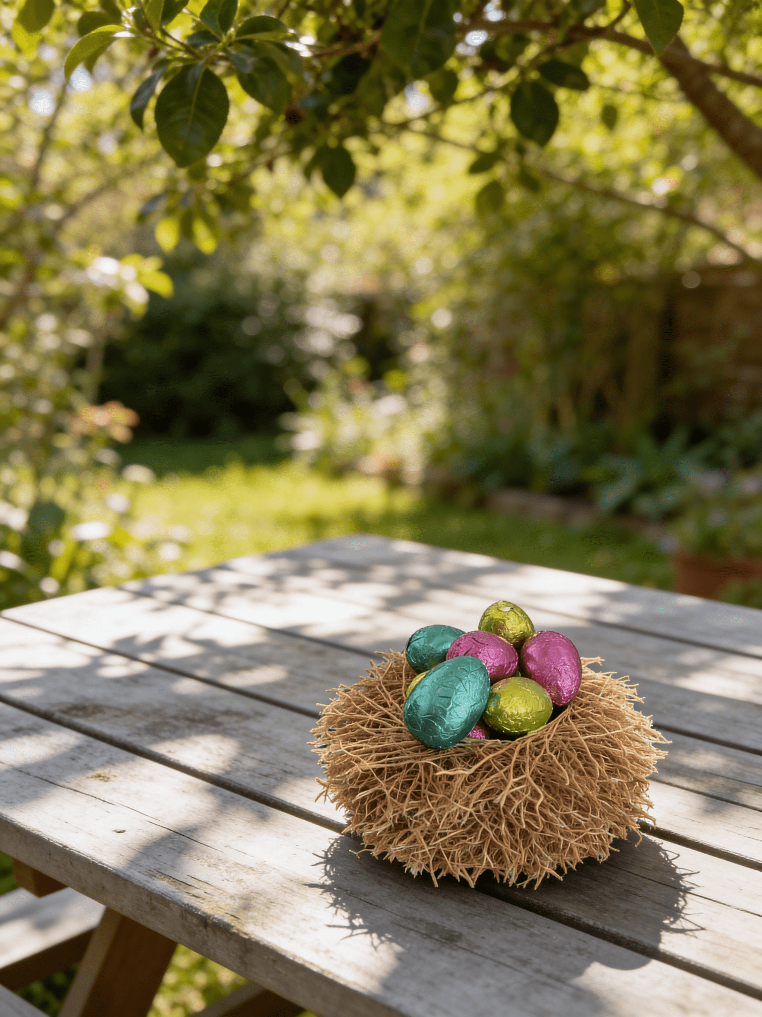 Raffia Easter Egg Basket - The Hideaway