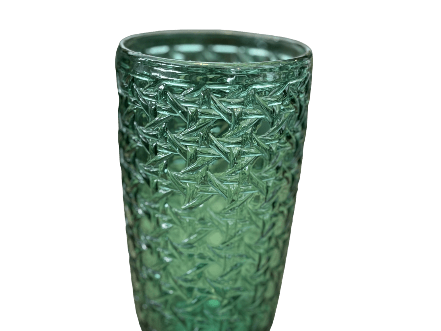 Green Weave High Ball Glass - The Hideaway