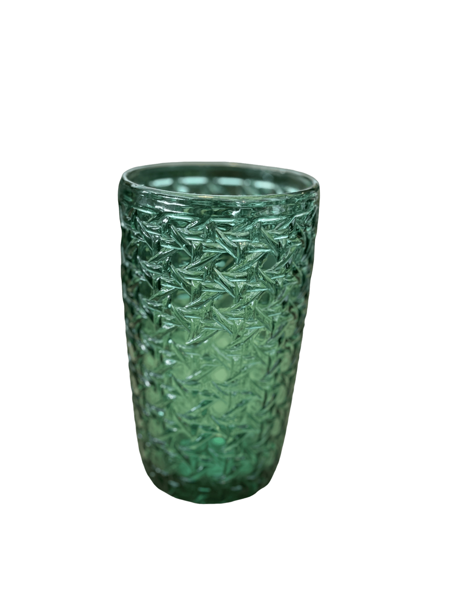 Green Weave High Ball Glass - The Hideaway