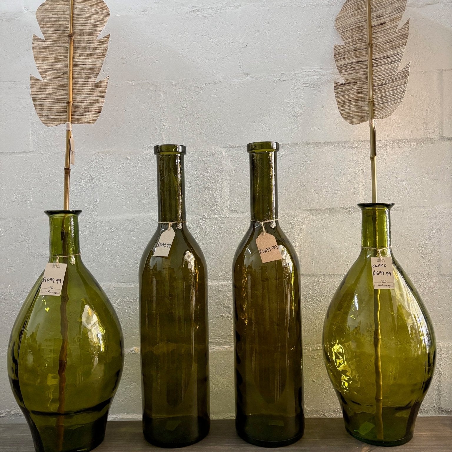 Green Claro Vase 60cm - The Hideaway