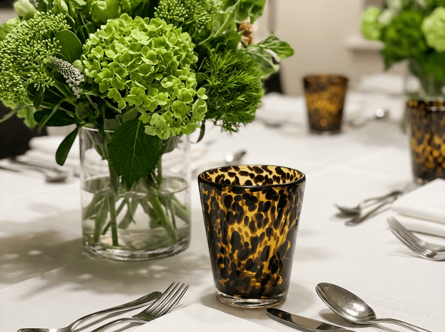 Tortoise Shell Glass Tumbler - The Hideaway