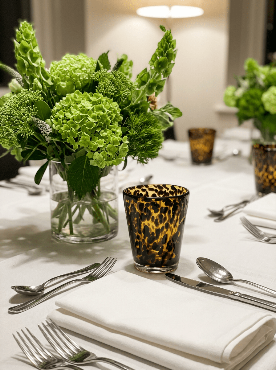 Tortoise Shell Glass Tumbler - The Hideaway