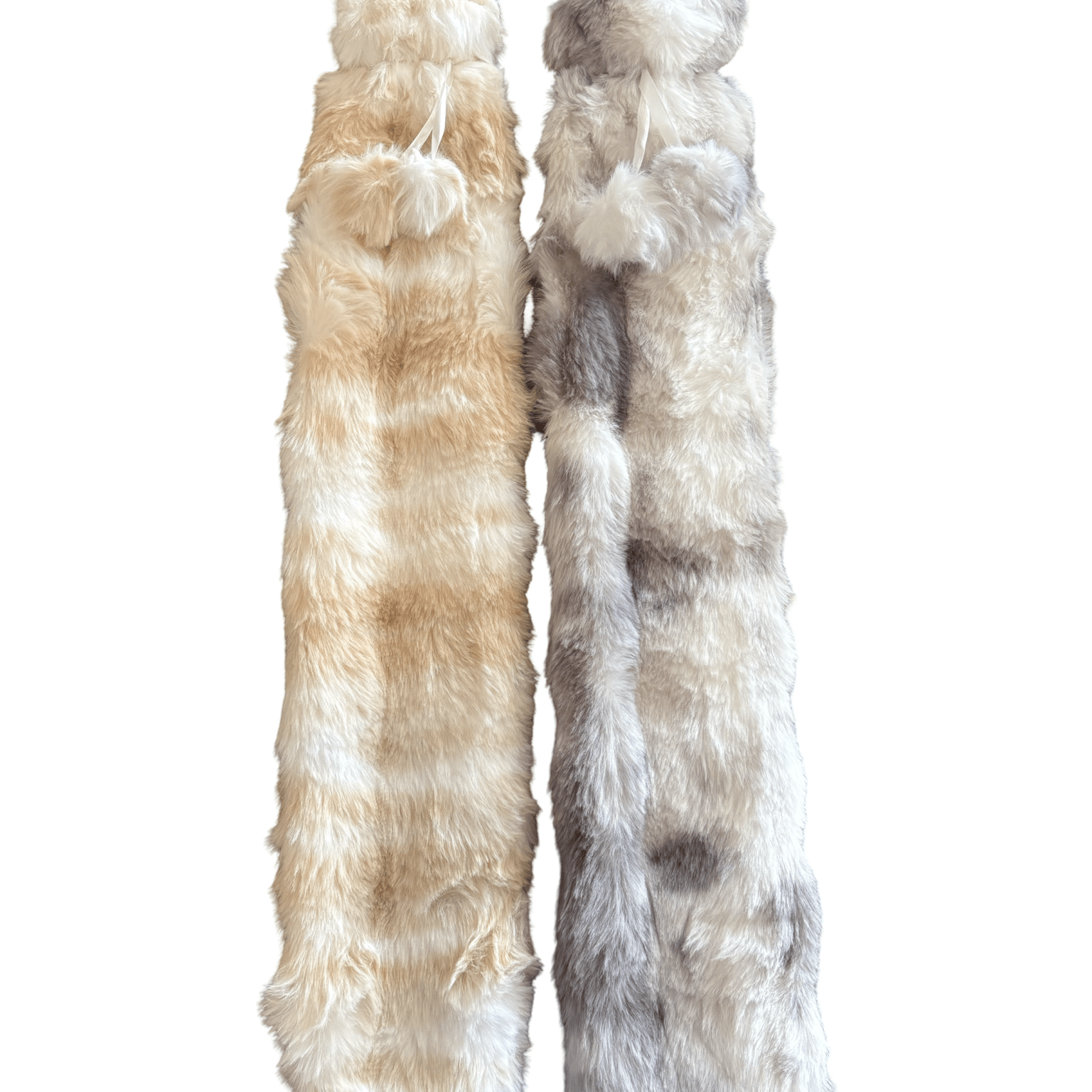 Plush Faux Fur Long Hot Water Bottle - The Hideaway