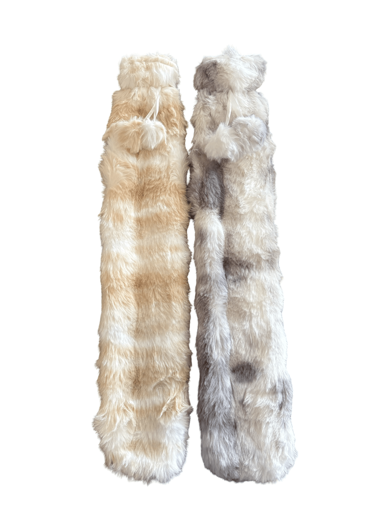 Plush Faux Fur Long Hot Water Bottle - The Hideaway