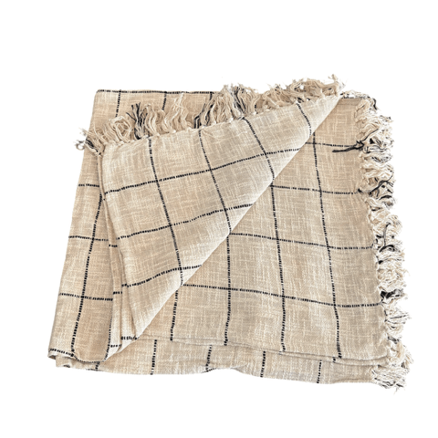 Double Line King Throw - The Hideaway