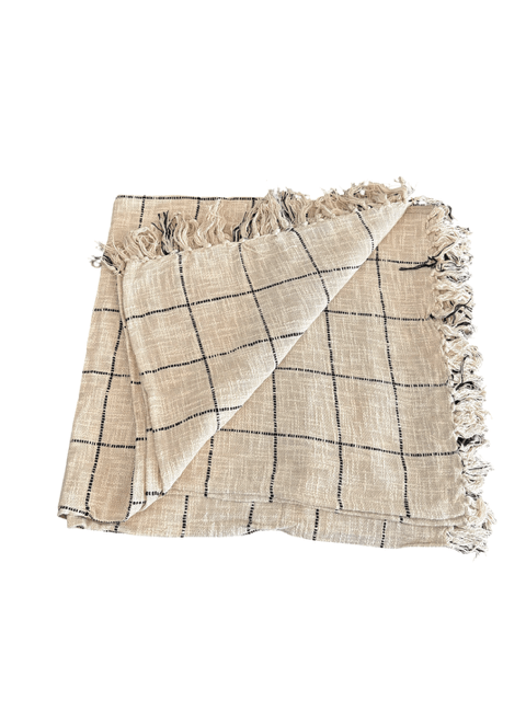 Double Line King Throw - The Hideaway