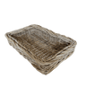 Large Rectangle Rattan Drinks Tray - The Hideaway