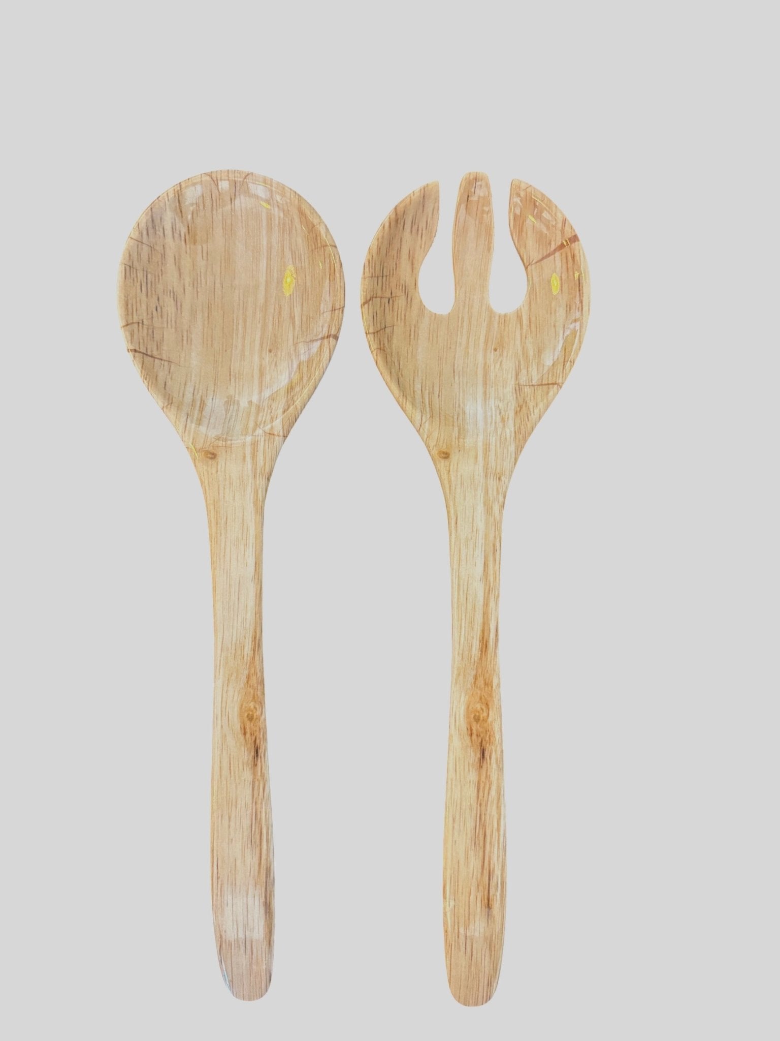 Neutral and White Salad Servers - The Hideaway